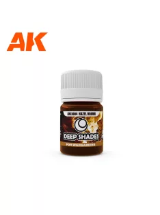   AK Interactive - AK13004 HAZEL BROWN - Deep Shade (30ml) - Acrylic Paint