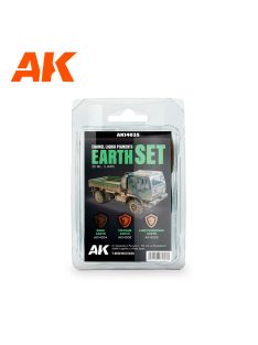 AK-Interactive - Earth Set - Liquid Pigment (3 Ref)