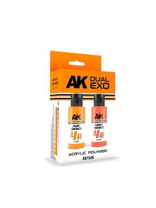 AK Interactive - Pure Orange & Faded Orange Dual Exo