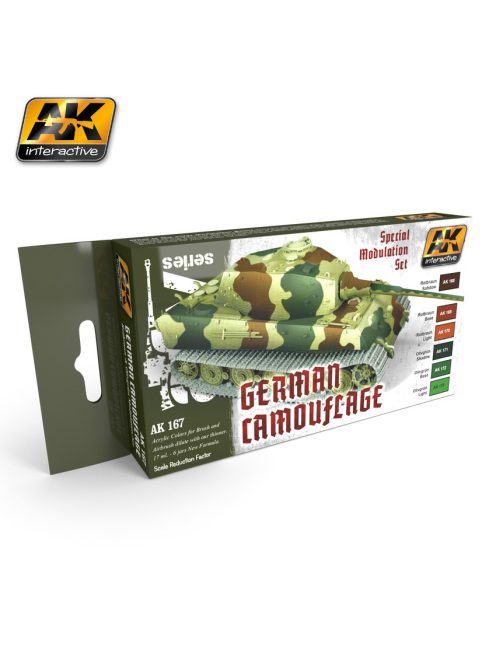 AK Interactive - German Green And Brown Modulation Set