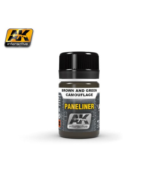 AK Interactive - Paneliner For Brown And Green Camouflage 35Ml