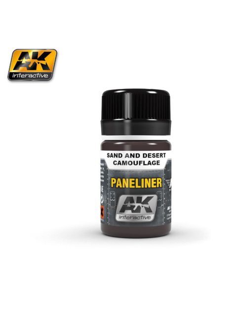 AK Interactive - Paneliner For Sand And Desert Camouflage 35Ml