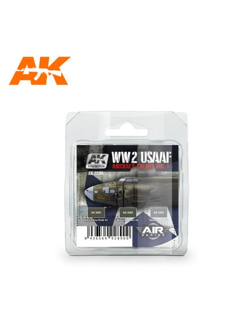 AK Interactive - Ww2 Usaaf Aircraft Colors Vol 1