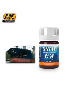 AK Interactive - Brown Streaking Grime For Red Hulls