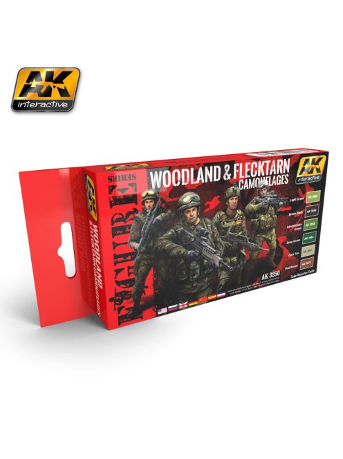 AK Interactive - Woodland And Flecktarn Modern Camouflages