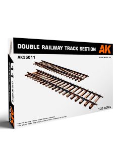 AK-Interactive - Double Railway Track Section 1/35