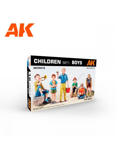 AK Interactive - Children Set 1: Boys 1/35 Scale Model Kit