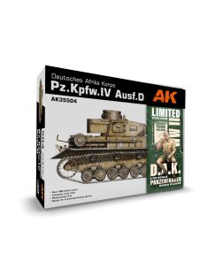   AK Interactive - Pz.Kpfw.IV Ausf.D Deutsche Afrika Korps + Dak Panzerfahrer
