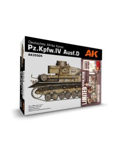   AK Interactive - Pz.Kpfw.IV Ausf.D Deutsche Afrika Korps + 5 German Tank Crew Figures