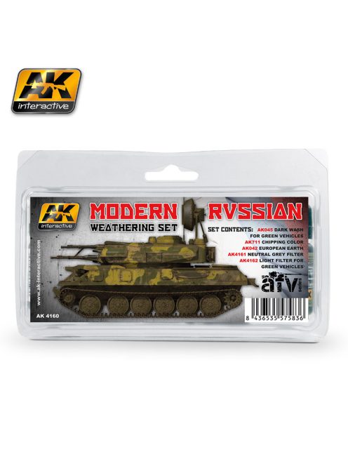 AK Interactive - Modern Russian Weathering Set