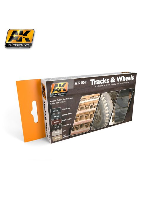 AK Interactive - Track And Wheels Colors Set