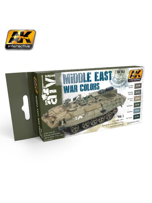 AK Interactive - Middle East War Vol.1 Colors Set