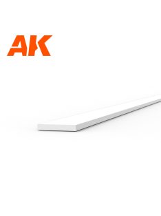 AK Interactive - Strips 0.30 x 2.00 x 350mm - STYRENE STRIP