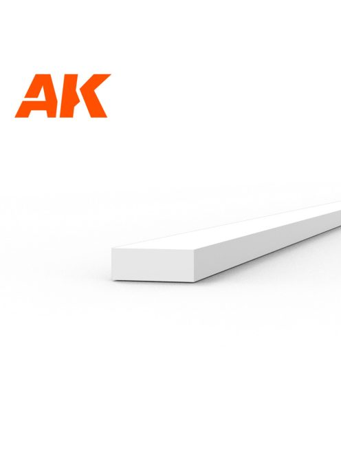 AK Interactive - Strips 0.75 x 2.00 x 350mm - STYRENE STRIP