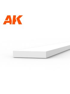AK Interactive - Strips 0.75 x 4.00 x 350mm - STYRENE STRIP