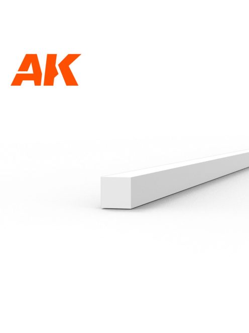 AK Interactive - Strips 1.00 x 1.00 x 350mm - STYRENE STRIP