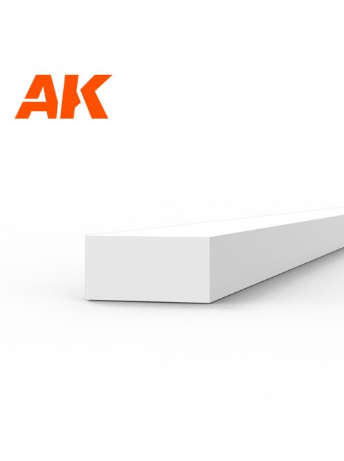 AK Interactive - Strips 1.50 x 3.00 x 350mm - STYRENE STRIP