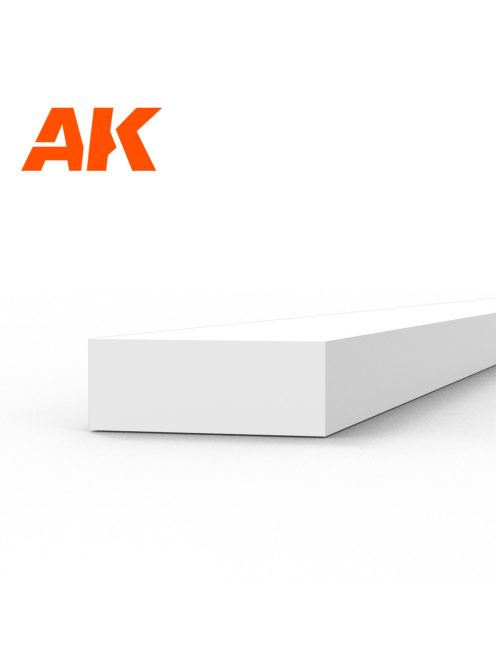AK Interactive - Strips 1.50 x 4.00 x 350mm - STYRENE STRIP