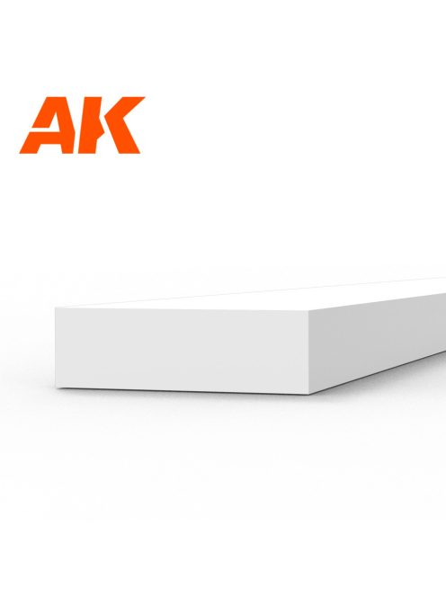 AK Interactive - Strips 1.50 x 5.00 x 350mm - STYRENE STRIP