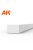 AK Interactive - Strips 2.00 x 3.00 x 350mm - STYRENE STRIP