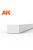 AK Interactive - Strips 2.00 x 3.00 x 350mm - STYRENE STRIP