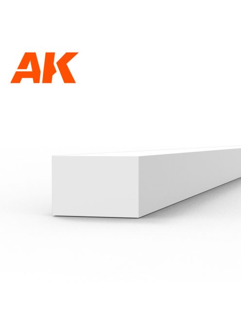 AK Interactive - Strips 2.00 x 3.00 x 350mm - STYRENE STRIP