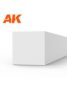 AK Interactive - Strips 4.00 x 4.00 x 350mm - STYRENE STRIP