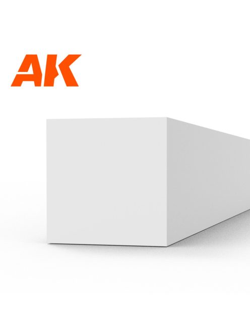 AK Interactive - Strips 4.00 x 4.00 x 350mm - STYRENE STRIP
