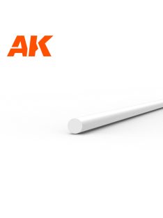 AK Interactive - Rod 0.75 diameter x 350mm - STYRENE STRIP