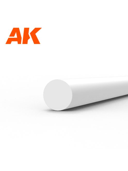 AK Interactive - Rod 2.00 diameter x 350mm - STYRENE STRIP