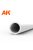 AK Interactive - Hollow tube 3.00dx350mm (W.T. 0,7mm)-STYRENE STRIP