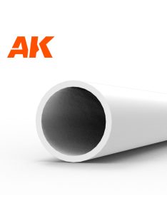   AK Interactive - Hollow tube 4.00dx350mm (W.T. 0,7mm)-STYRENE STRIP