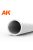 AK Interactive - Hollow tube 4.00dx350mm (W.T. 0,7mm)-STYRENE STRIP