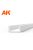 AK Interactive - U Channel 3.0 width x 350mm - STYRENE STRIP
