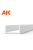 AK Interactive - U Channel 4.0 width x 350mm - STYRENE STRIP