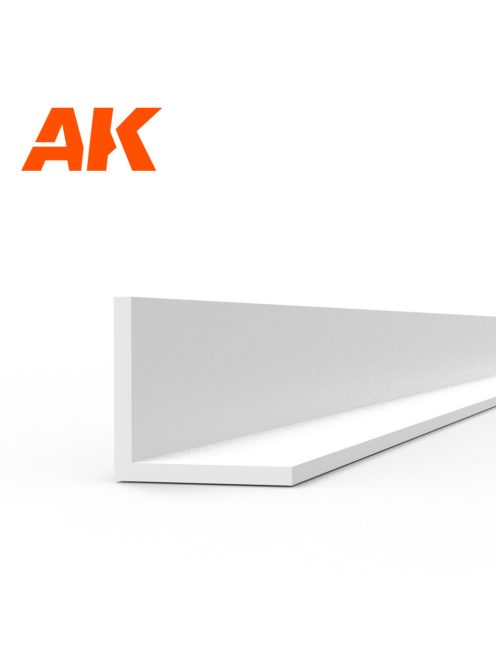 AK Interactive - Angle 2.5 x 2.5 x 350mm - STYRENE STRIP