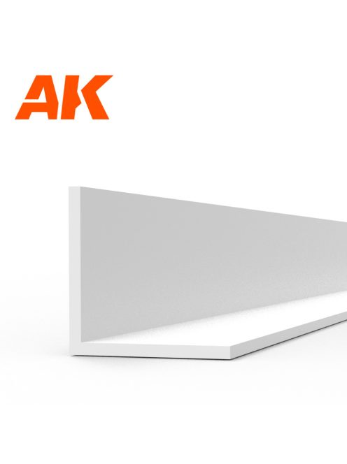 AK Interactive - Angle 3.5 x 3.5 x 350mm - STYRENE STRIP