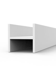   AK Interactive - BEAMS H SHAPE 4.0 x 4.0 x 350 mm x 3 units STYRENE