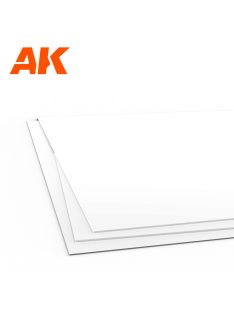   AK Interactive - 0.25mm thickness x 245 x 195mm - STYRENE SHEET
