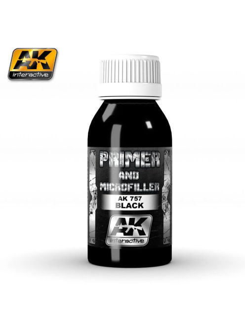 AK Interactive - Black Primer And Microfiller 100 ml
