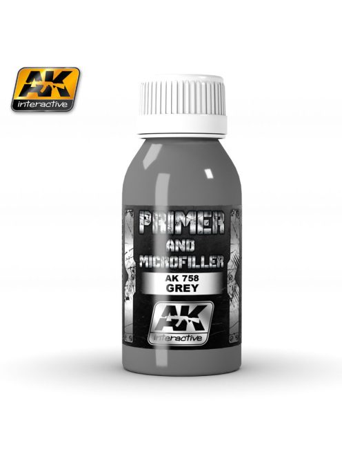 AK Interactive - Grey Primer And Microfiller 100 ml