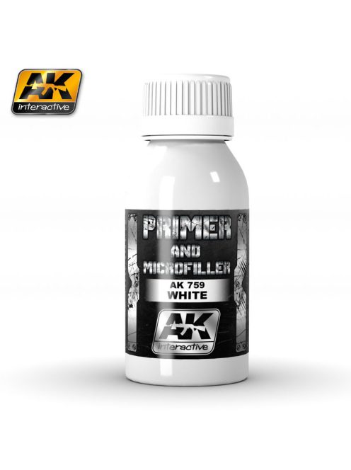 AK Interactive - White Primer And Microfiller 100 ml