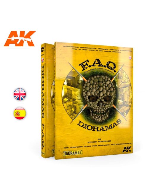Ak Interactive - Dioramas F.A.Q könyv  - Spanyol nyelvű