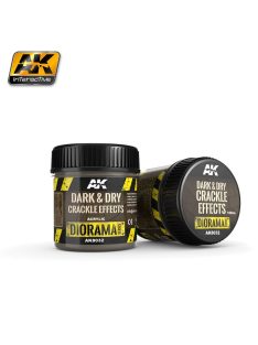   AK Interactive - Dark & Dry Crackle Effects - 100Ml (Acrylic)