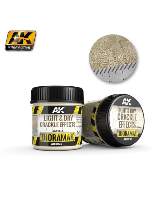 AK Interactive - Light & Dry Crackle Effects - 100Ml (Acrylic)