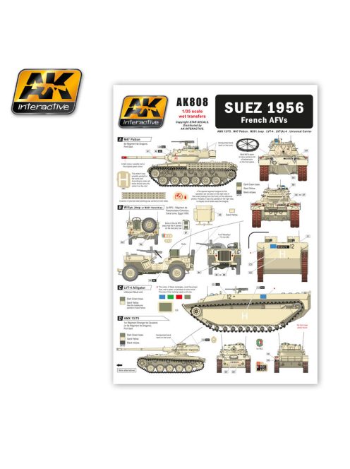 AK Interactive - Suez 1956 French Afvs