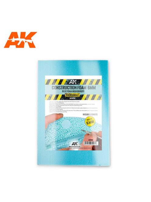AK Interactive - CONSTRUCTION FOAM 6MM - BLUE FOAM 195