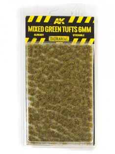 AK Interactive - Mixed Green Tufts 6mm