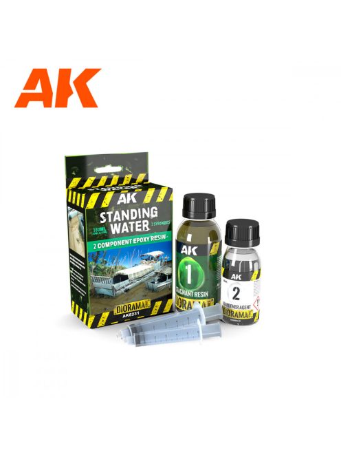 AK Interactive - Resin Stagnant Water Components Epoxy Resin 180Ml