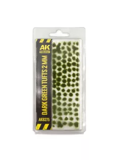 AK Interactive - Dark Green Tufts 2Mm